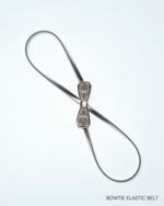 SILVER ELASTIC BELT
