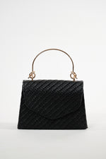 STRAW EVENING BAG
