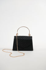 STRAW EVENING BAG
