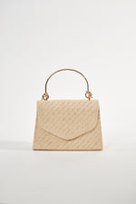 STRAW EVENING BAG