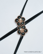 BLACK ELASTIC BELT