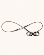 SILVER ELASTIC BELT