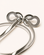 SILVER ELASTIC BELT