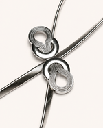SILVER ELASTIC BELT