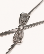 SILVER ELASTIC BELT
