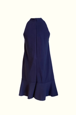 Halter Trumpet Dress with Pockets