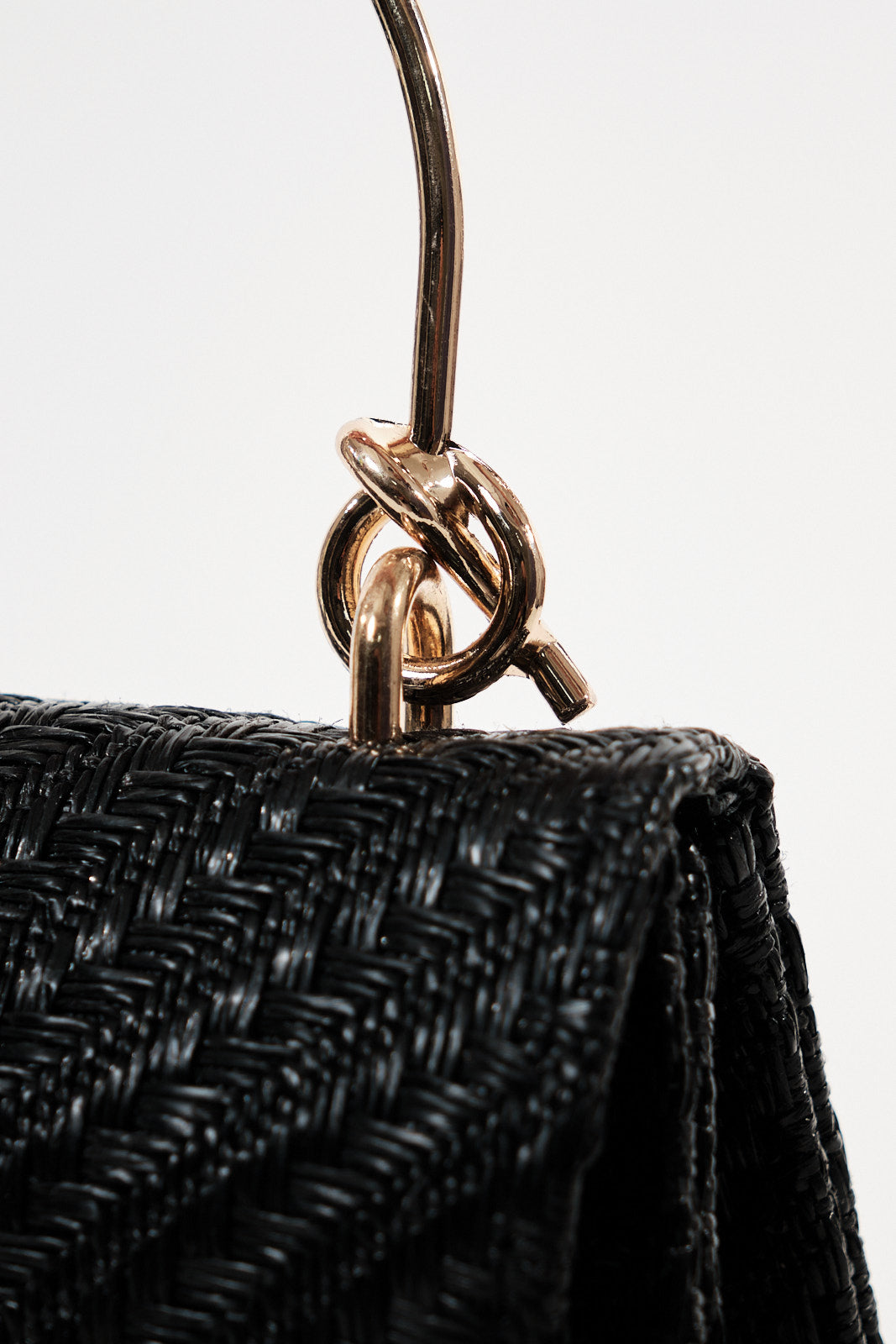 STRAW EVENING BAG