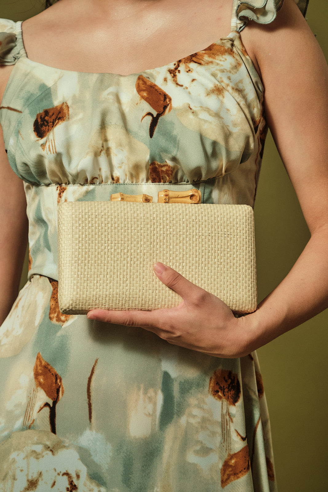 RECTANGLE STRAW CLUTCH