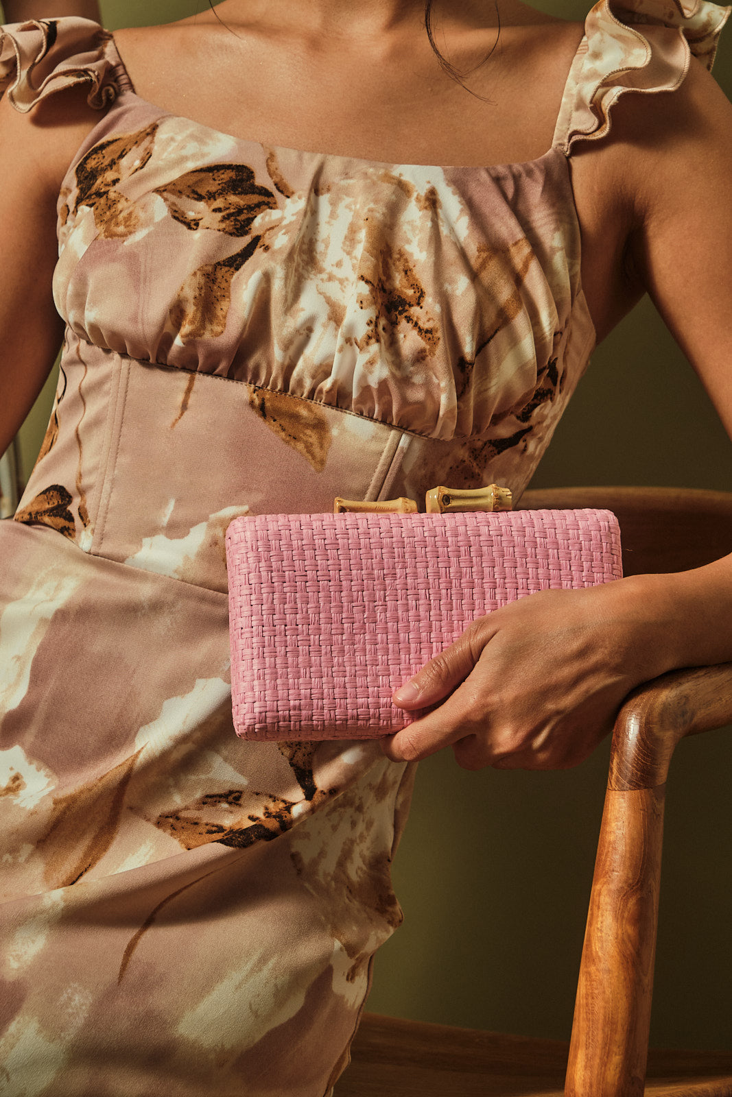 RECTANGLE STRAW CLUTCH