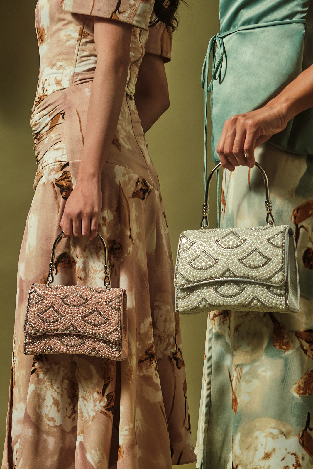 JACKIE BEADED SEQUIN BAG