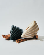 FAN SHELL CLUTCH BAG