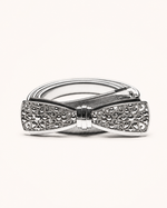 SILVER ELASTIC BELT