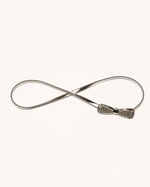 SILVER ELASTIC BELT