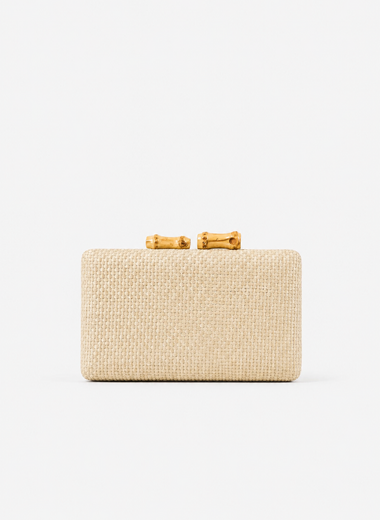 RECTANGLE STRAW CLUTCH