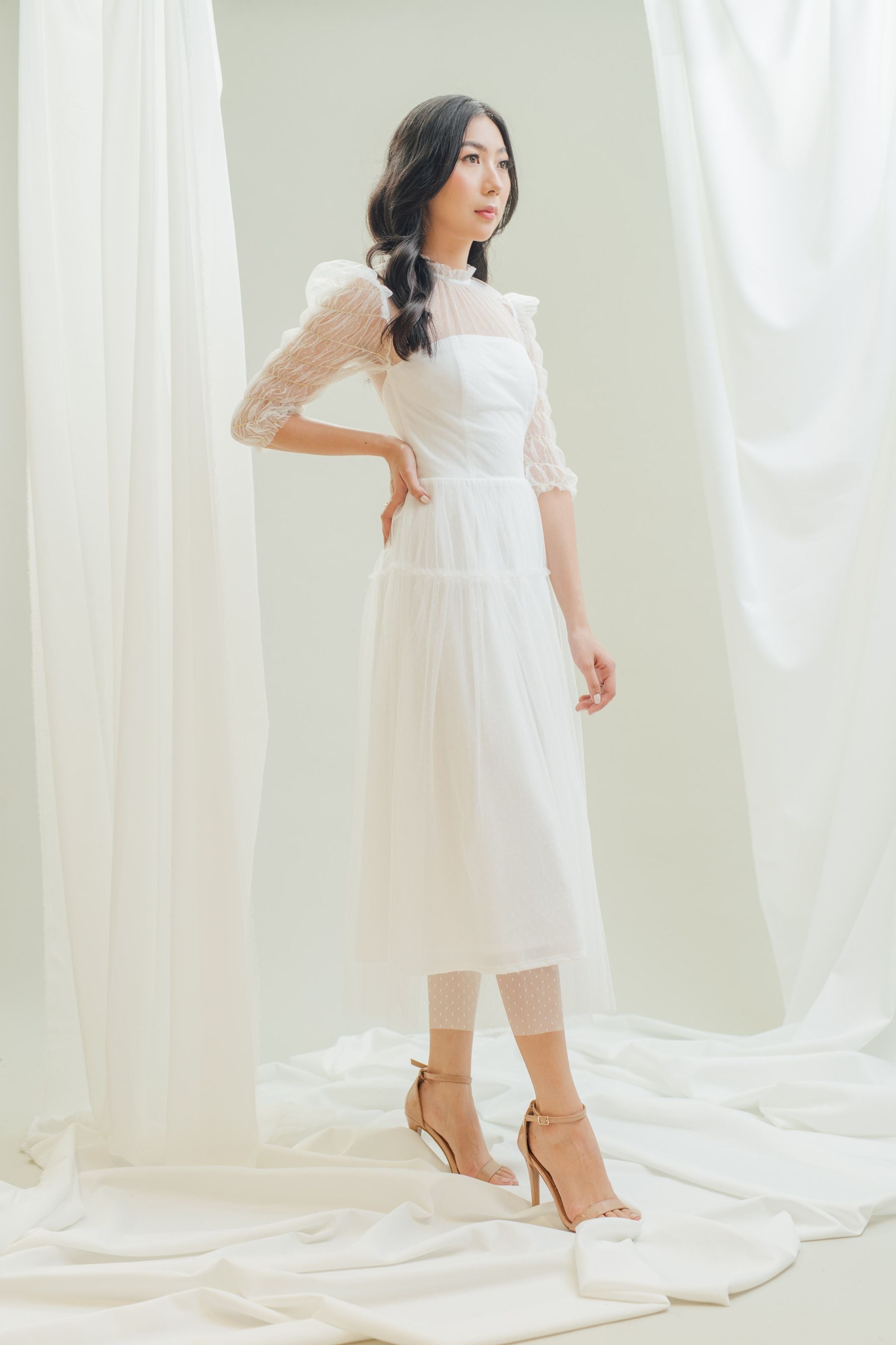 Karimadon white dress best sale